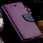 S6 Luxury Pu Leather Case Wallet Book Cover For Samsung Galaxy S6  32301691284-7-deep blue