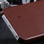 4S 5S Genuine Leather Case Original Real Cowhide Leather Cover For 1551484355-10-white for 4s