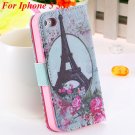 Cute Animal Structure Flip Wallet Case For Iphone 5 5S 5G 4 4S 4G  1925524274-17-5s flower towl