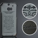 M8 Back Pu Leather Case Card Slot Deluxe Cover For Htc One M8 Slim 32237304154-3-black