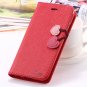 Newest Girl'S Cute Cherry Leather Case For Iphone 6 & Iphone 6 Plu 32214517740-7-Black For I6 Plus