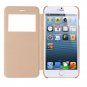 For Iphone 6 Leather Case Front Window View Pu Leather Case For Ip 32256469102-2-White For IPHONE 6