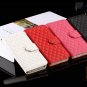 For Iphone 6 Case Vintage Luxury Business Sheapskin Grid Leather C 32257953439-4-Hot Pink for I6
