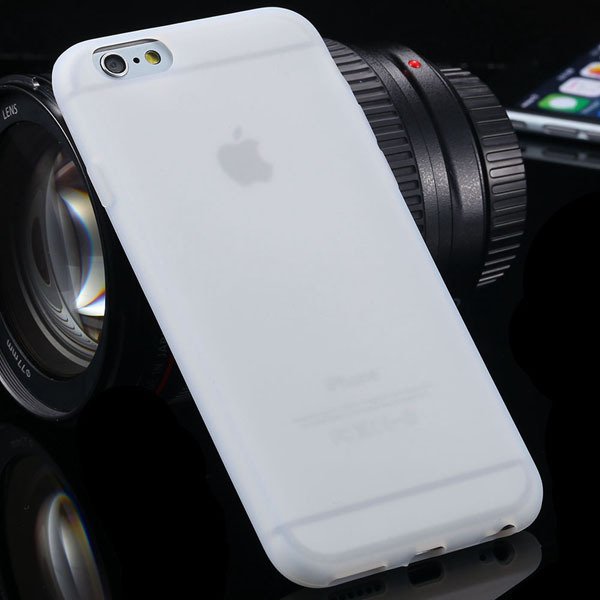 Ultra Thin Soft Silicone Cover For Iphone 6 4.7Inch Back Phone Hou 2053591358-5-white