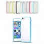 I6/6 Plus Mat Pc Back Case + Candy Color Tpu Frame Clear Cover For 2017247041-12-I6 Plus rose