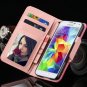S5 Luxury Pu Leather Case For Samsung Galaxy S5 Sv I9600 G900 Flip 1879709543-1-hot pink for S5
