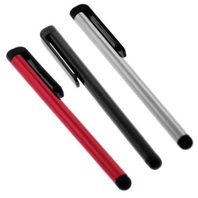 Aluminum Alloy Stylus Touch Pen For Ipad Iphone Ipod Touch Phone T 687509633-2-Red