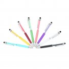 1Pcs Crystal 2 In1 Touch Screen Stylus Ballpoint Pen For Iphone Fo 2048444158-7-Blue