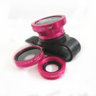 Pipe Fish Eye No Vignetting Clip-On3 In1 0.65X Wide Lens+ Fisheye  32297221224-1-