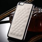 Hot Sheep Grain Pu Leather Case For Iphone 6 4.7 Inch Electroplati 2046075569-2-White