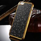Newest Hexagon Pattern Pu Leather Case For Iphone 6 4.7 Inch Golde 2046094377-1-Black