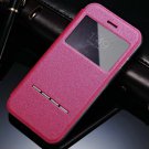 Flip Leather View Window Case For Iphone 6 Plus 5.5"" Sliding Magne 32309709791-4-Rose