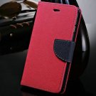 Fashion Colorful Korean Style Flip Leather Case For Iphone 6 Plus  32310850079-4-Rose