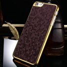 Deluxe Pu Leather Case For Iphone 6 Plus 5.5 Inch Hard Golden Plas 2046232522-4-Purple