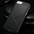 Luxury Shapes Magnetic Stand Leather Case For Iphone 6 Plus 5.5"" P 32309864878-1-Black