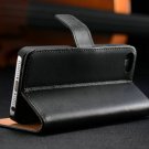 Genuine Leather Wallet With Stand Case For Iphone 5 5S Phone Bag W 674028586-1-style 1 black