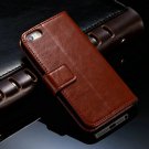 Luxury Vintage Wallet Leather Phone Case For Iphone 5 5S Flip Cove 688897219-3-brown