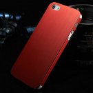 0.3Mm Thin Brushed Aluminum Hard Case For Iphone 5 5S 5G Luxury 10 659507041-5-brushed red