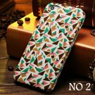 Vintage Flower Polyester Skin Plastic Case For Iphone 5 For Iphone 32247127051-2-NO 2