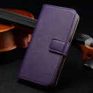 Genuine Leather Wallet Stand Case For Iphone 4 4S Flip Phone Case  795181435-8-style 1 purple