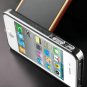 Vintage Hard Case For Iphone 4 Plastic With Pu Leather Surface Pho 32268140509-14-rose with silver