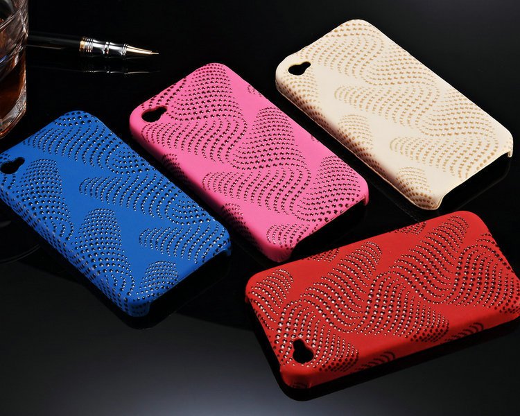 Polka Dots Hard Case For Iphone 4/4S 4G Pc Phone Back Cover Fashio 32247703494-8-random color case