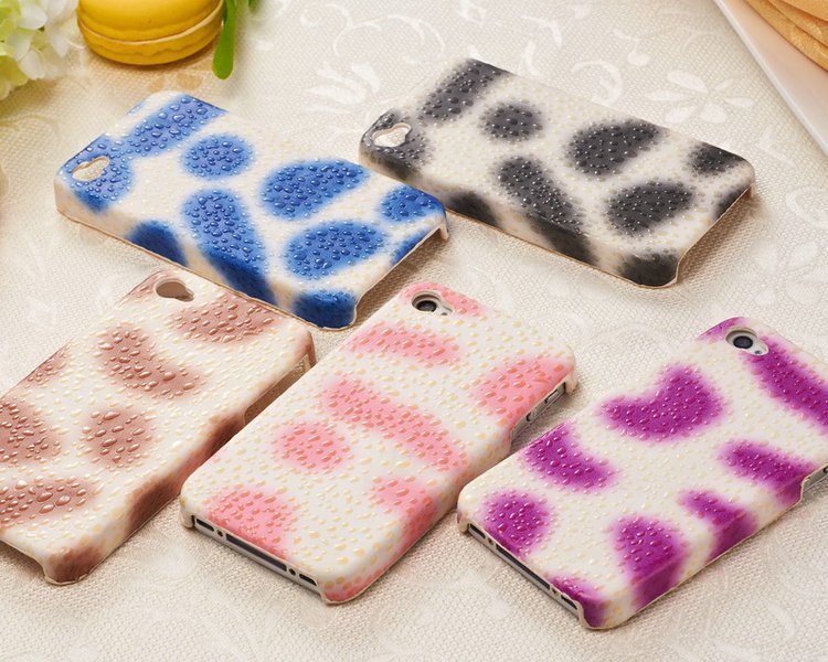 Milk Biscuits 3D Pattern Hard Case For Iphone 4 For Iphone 4S 4G P 32247731010-6-random color case