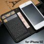 Luxury Flip Leather Wallet Stand Case For Iphone 5C Phone Bag Cove 1290224856-2-White