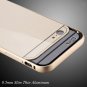 For Iphone6 Hard Case Luxury Gold Metal Aluminum +Acrylic Hybrid B 32290073190-5-Blue