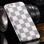 Luxury Classic Grid Pattern Leather Case For Iphone 6 4.7Inch Retr 32259683347-1-Brown For Iphone 6