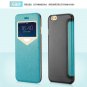 Lastest Extreme Luxury Ultra Thin Flip Leather Case For Iphone 6 S 32213398218-3-Blue