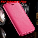 For Iphone 6 Leather Case Retro Luxury Pu Leather Case For Iphone  32265895680-9-Hot Pink For I6 Plu