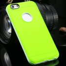 New Arrival Cute Double Color Tpu Soft Case For Iphone 6 4.7"" Flex 2041638945-7-Green