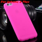 Cute Flexible Soft Silicone Case For Iphone 6 Plus 5.5Inch Slim Gl 2051373334-11-Hot Pink For I6 Plu