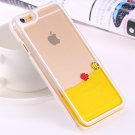 For Iphone 6 5.5 Clear Case Cute Funny Liquid Fish Hard Back Case  32279336434-3-Yellow Fish