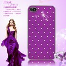 Big Flash Mirror Metal Brush Case For Iphone 4 4S 4G Luxury Retro  32229963968-6-Purple