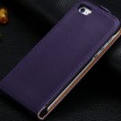 1Pcs 2 Styles Korean Genuine Leather Case For Iphone 4 4S 4G Flip  1766297750-6-purple flip
