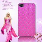 For Iphone5 Diamond Case Luxury Bling Rhinestone Pc Plating Case F 32239004322-5-Hot Pink