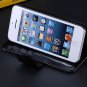 Retro Luxury Plain Flip Pu Leather Case For Iphone 5C Wallet Stand 1744816745-5-red