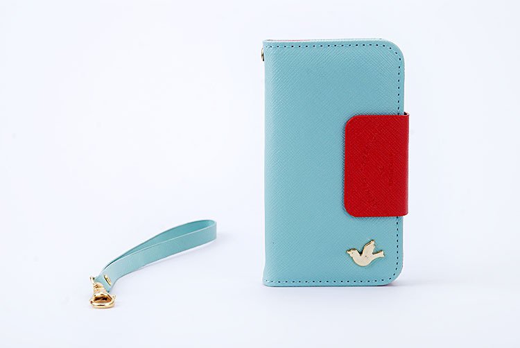 For Iphone 4S Case Vintage Retro Fly Brid Pu Leather Case For Ipho 32269108527-3-Sky Blue
