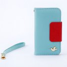 For Iphone 4S Case Vintage Retro Fly Brid Pu Leather Case For Ipho 32269108527-3-Sky Blue