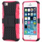 For Iphone5 Pc + Tpu Slip-Proof Back Kickstand Luxury Case For Iph 32305999243-1-Black