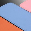 Genuine Leather Wallet Stand Case For Iphone 4 4S Flip Phone Case  795181435-14-Style 2 blue