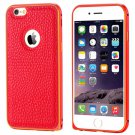 1Pcs 2 Style Hot Noble Deluxe Hybird Metal + Genuine Leather Case  32308641829-3-Red