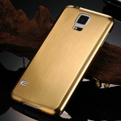 New Arrival Brushed Aluminum Hard Case For Samsung Galaxy S5 I9600 1821371117-7-champagen gold