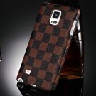 Plaid Pattern Style Phone Back Case For Samsung Galaxy Note 4 Plas 32246809736-2-brown case