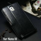 Vintage Wallet With Stand Leather Case For Samsung Galaxy Note 3 N 1305000395-1-Black