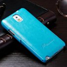 Vintage Leather Flip Case For Samsung Galaxy Note 3 Iii N9000 With 1371204502-3-blue