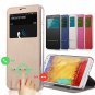 Luxury Flip Leather View Window Case For Samsung Galaxy Note 3 N90 32311688159-4-Rose