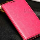 Slim Sleep Grain Pu Leather Case For Samsung Galaxy Note 3 Iii N90 1377750427-6-ROSE